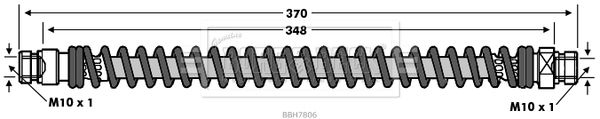 BORG & BECK stabdžių žarnelė BBH7806